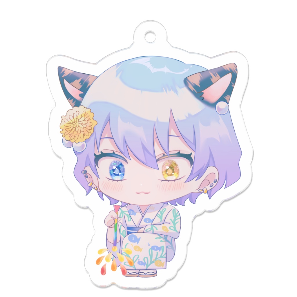 線香花火の思い出アクキー