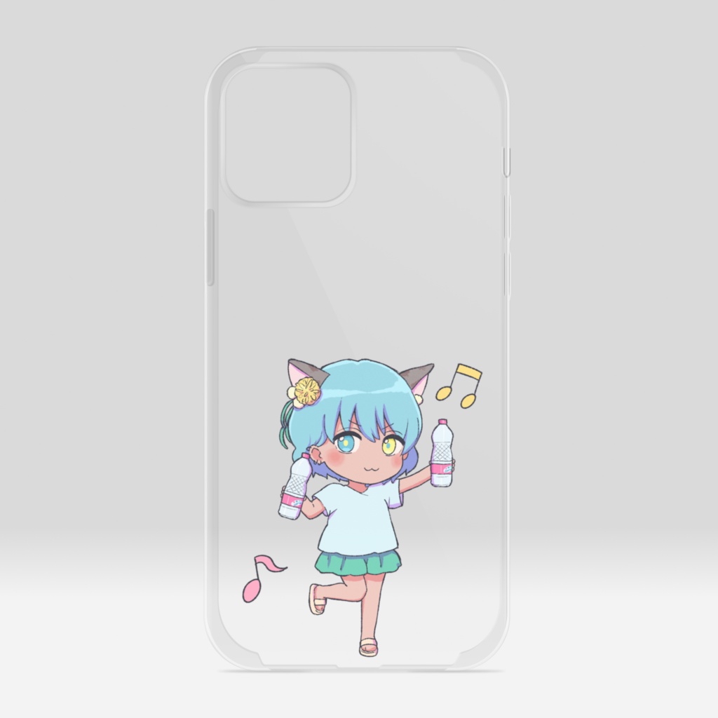 頭にりんご🍎iPhoneケース