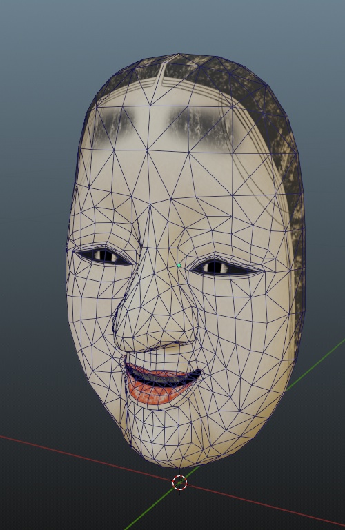 お面 能面3Dモデル 「小面」△1140 - ding - BOOTH