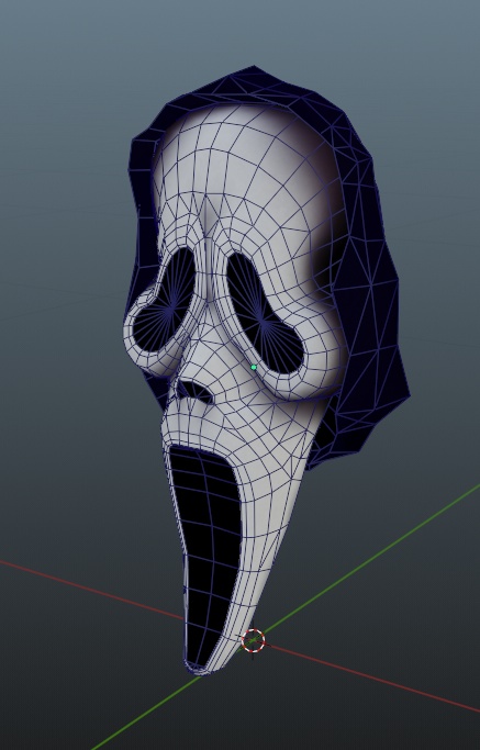 お面 3Dモデル 『ghost』『スクリームのお面』△1438