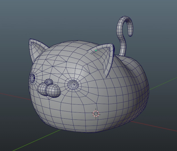 もちもちな猫のおきもの △3080