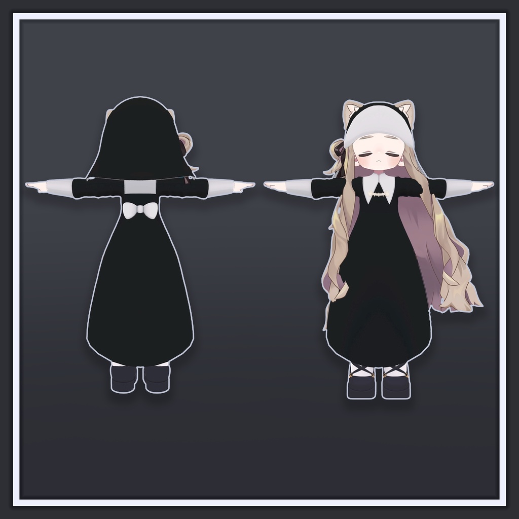 【キプフェル対応】シンプルなシスター服