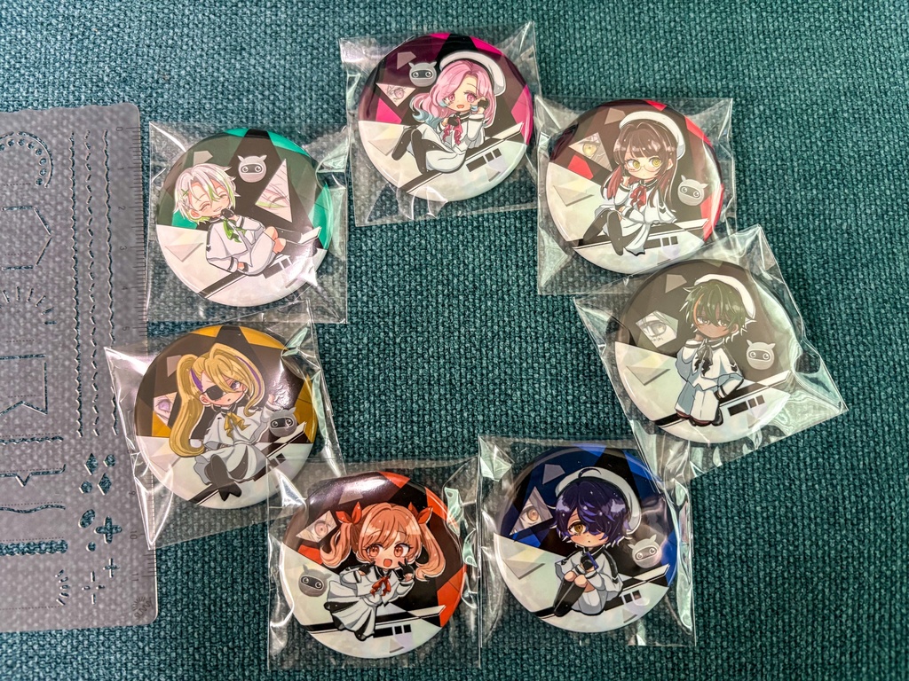 【燔祭のジェミニ】クリアファイル+缶バッジ