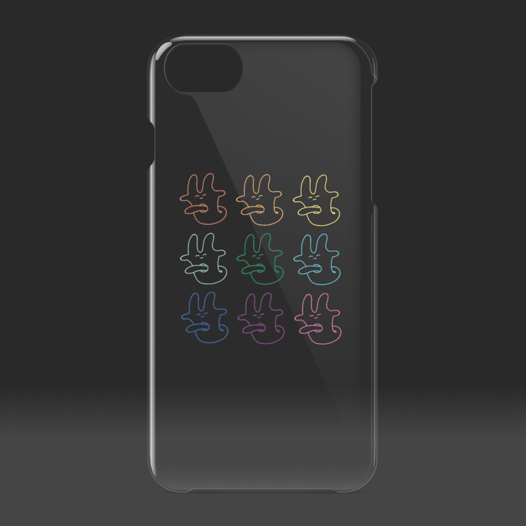 穴の空いたアイツ クリアケース