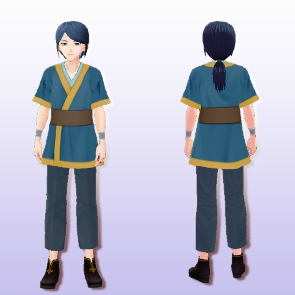 VRoid用 中華・東洋風衣装作成テンプレート