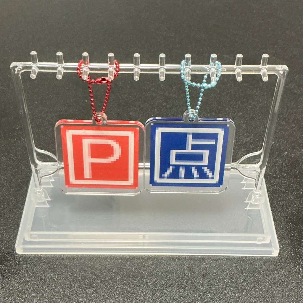 東方風神録アイテム ドット絵アクリルキーホルダー