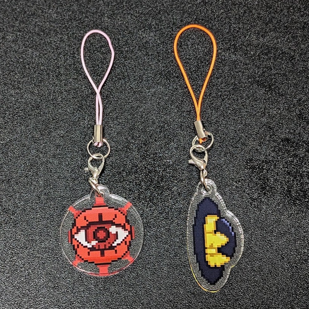 古明地姉妹アイテム ドット絵アクリルキーホルダー