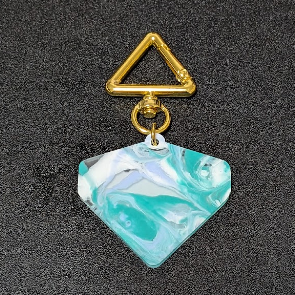 東方錦上京ピラミッド ドット絵 三角ナスカンアクリルキーホルダー