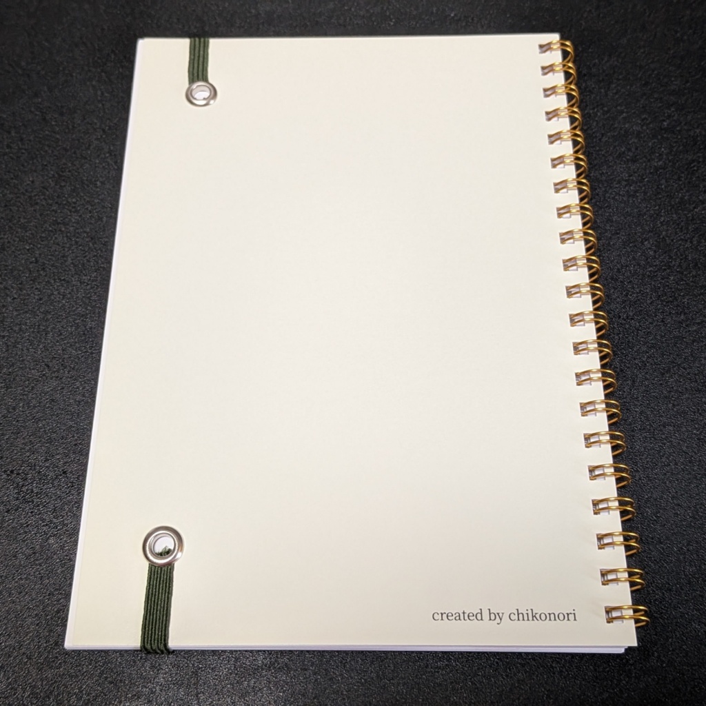 売買記録帳(書き込みできるリング綴じノート)
