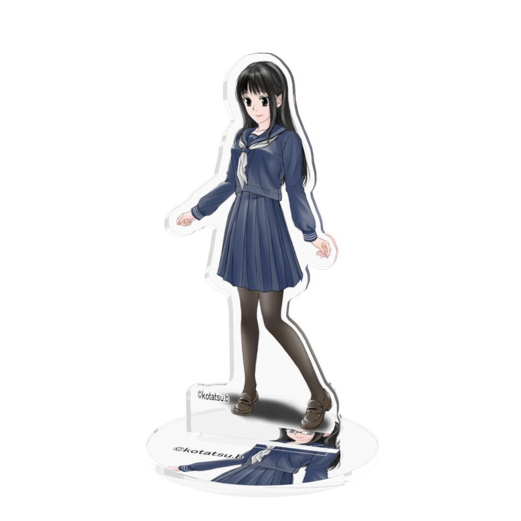 【オリジナルセーラー服JKアクリルフィギュア】① 全4種