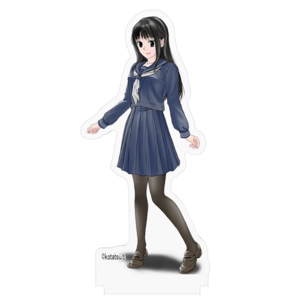 【オリジナルセーラー服JKアクリルフィギュア】① 全4種