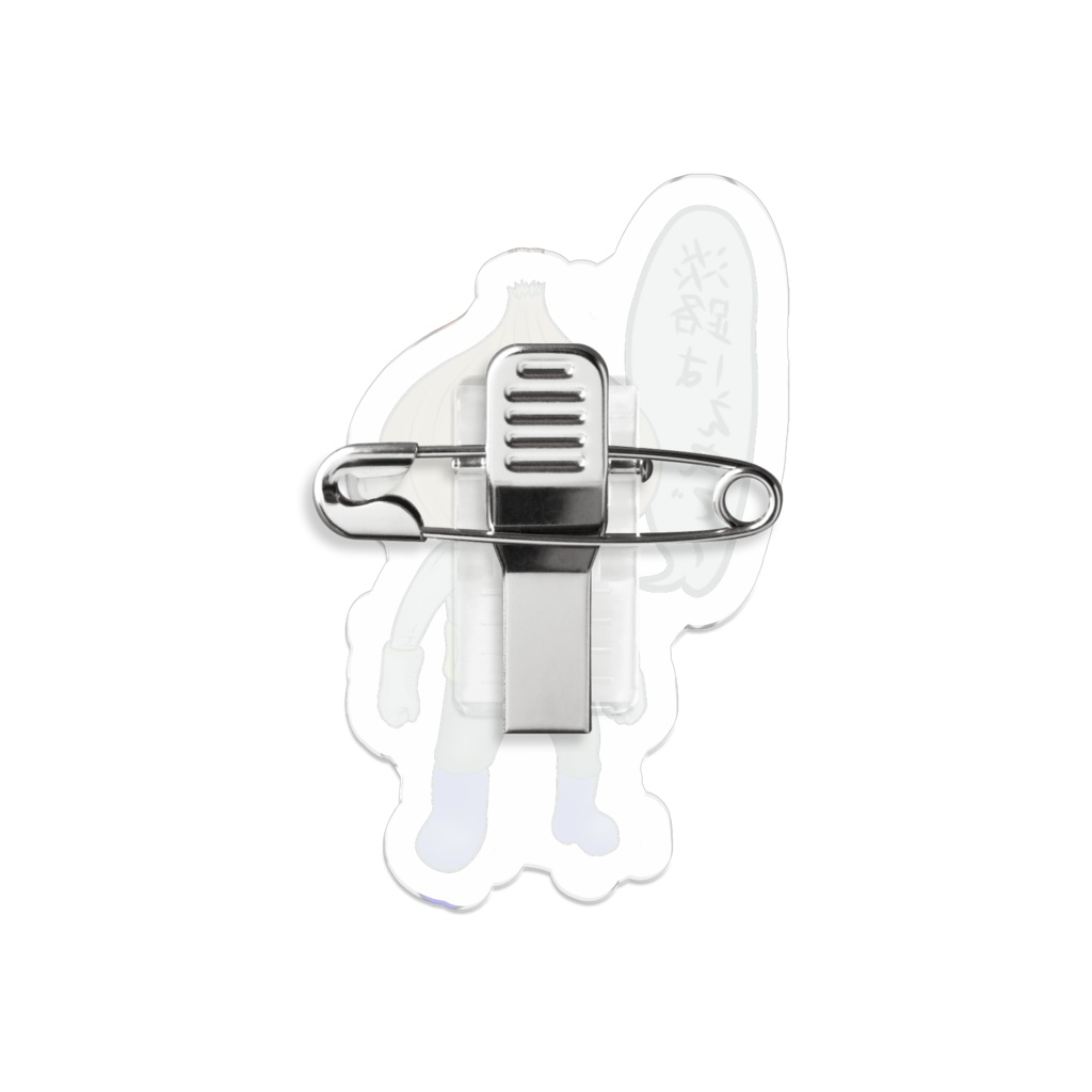 淡路島の玉ネギ 新玉男のアクリルバッジ その1