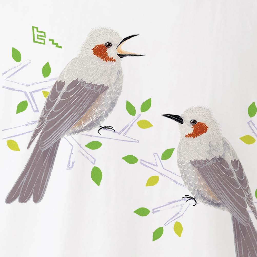 Cotolyrica ヒヨドリ HIYOMUCHO 0521 Tシャツ