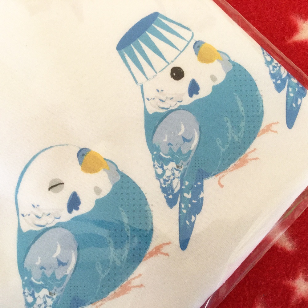 Cotolyrica 直列 セキセイインコ 0191 横並び レディース Tシャツ