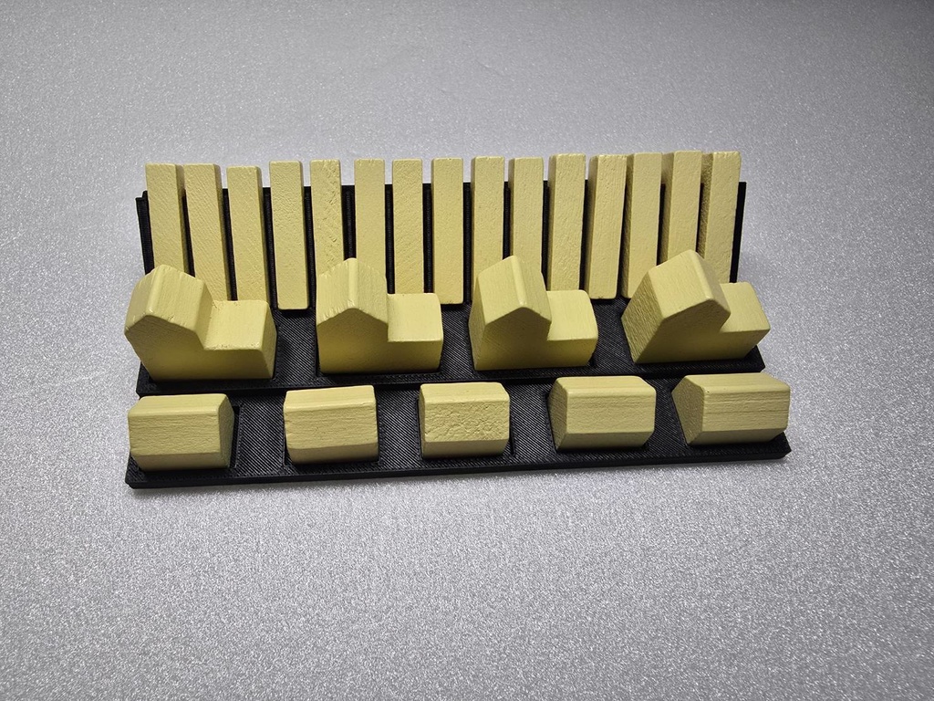 【4点セット】CATAN-カタンプレイヤーボード(木製コマ)