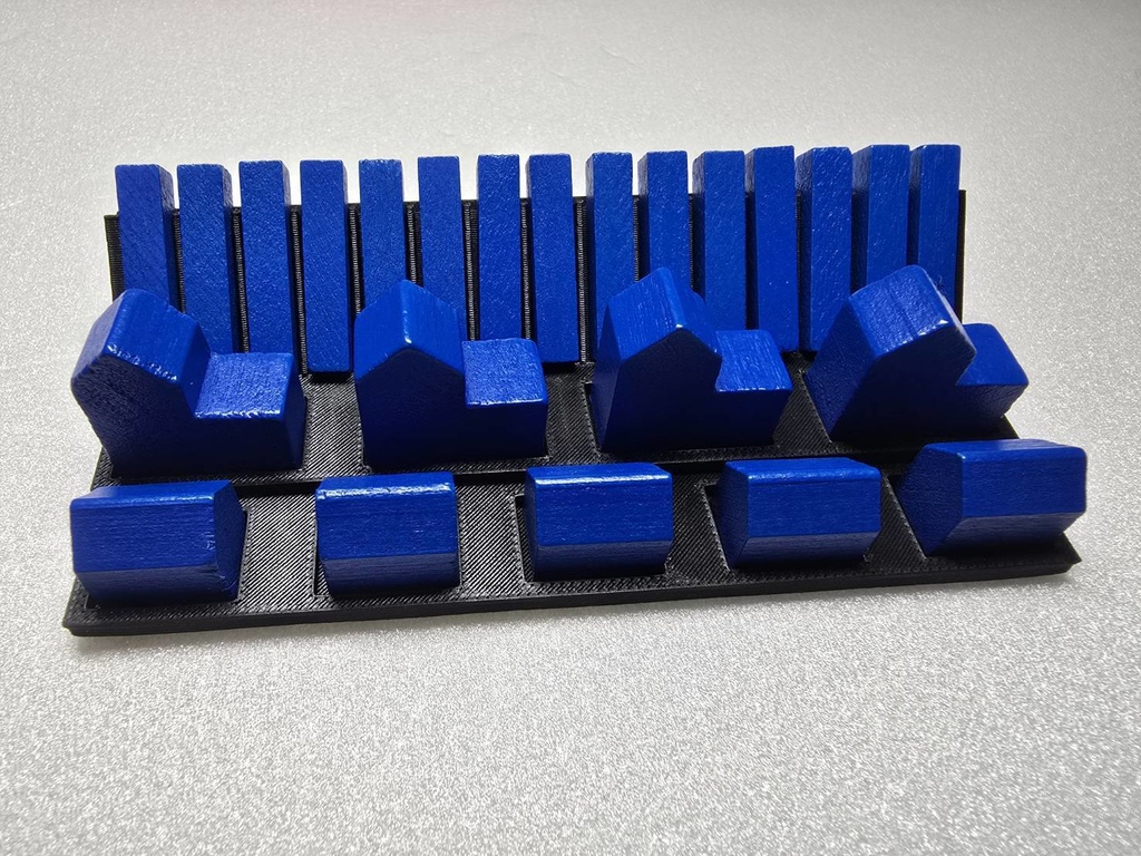 【4点セット】CATAN-カタンプレイヤーボード(木製コマ)