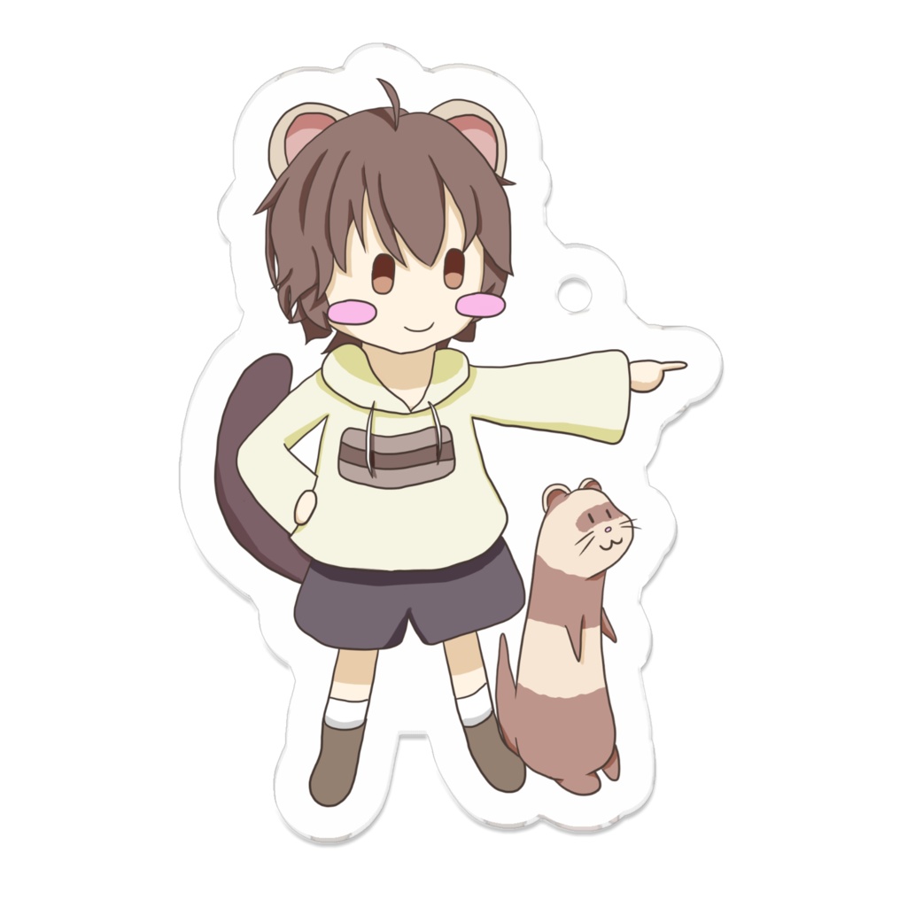 ちゃのはら＆ラテちゃんアクリルキーホルダー