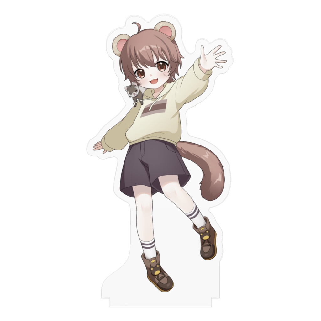 茶之原&ラテちゃんアクリルスタンド