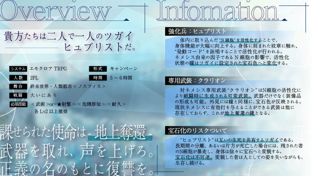 エモクロアTRPG【GEMiNODE(ジェミノード)】