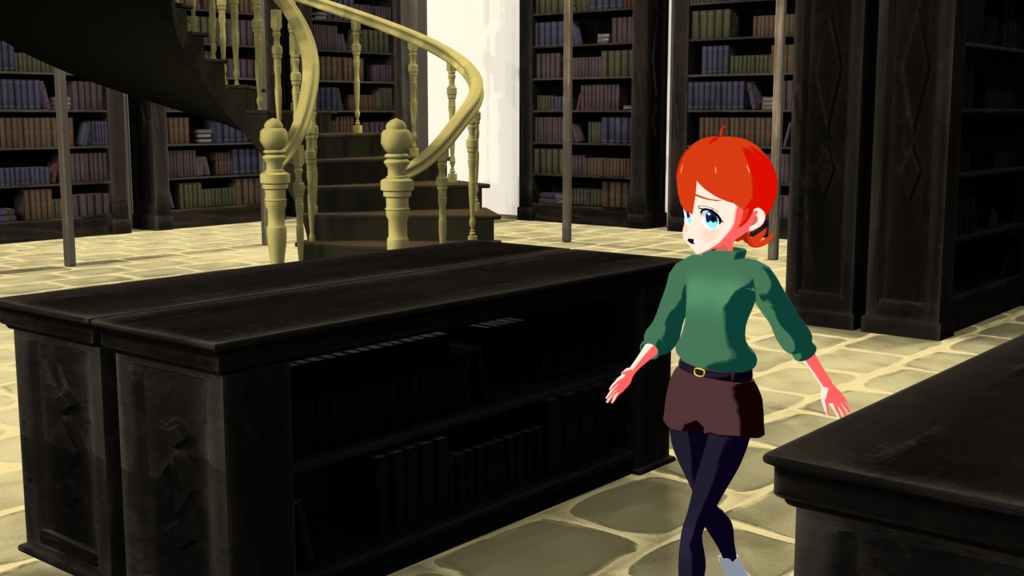 【3Dモデル】本棚