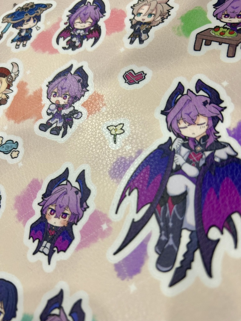 ドゥリンとお友達のハーフカットステッカー