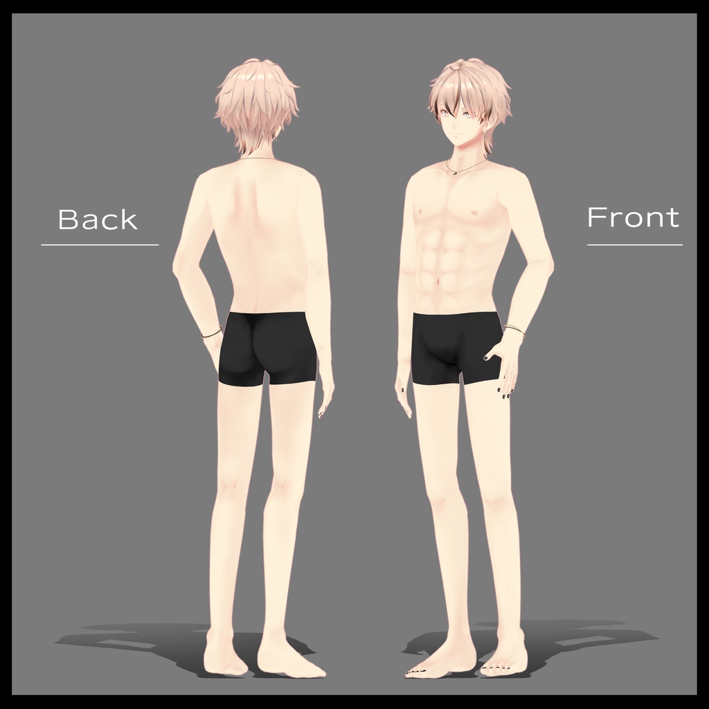 オリジナル3Dアバター『リオ&サクヤ&ジャック』V2