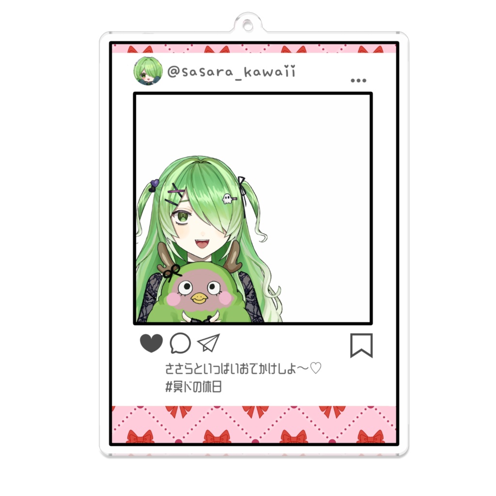 【定番グッズ】SNS風おでかけアクキー