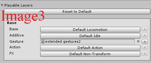 Extended gestures for vrchat