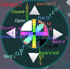 Extended gestures for vrchat