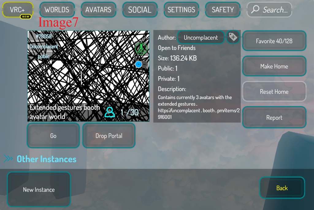 Extended gestures for vrchat