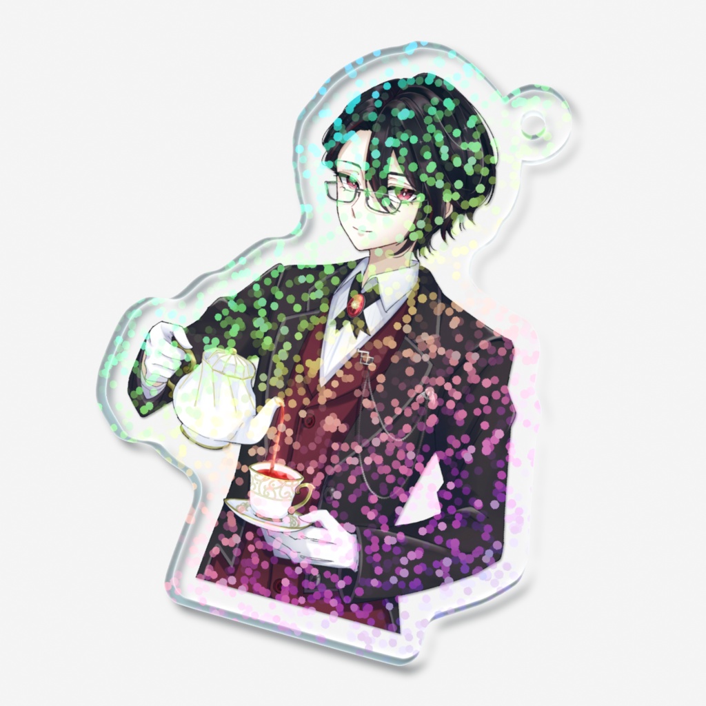 Cloneホログラムアクリルキーホルダー半年記念