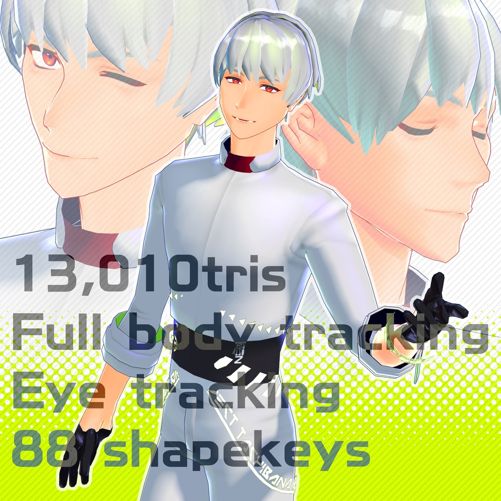 VRChatアバター用3Dモデル「タチバナ」