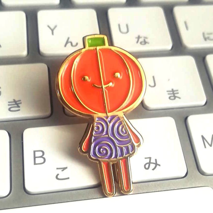 あのかぼちゃピンバッジ（送料込み）