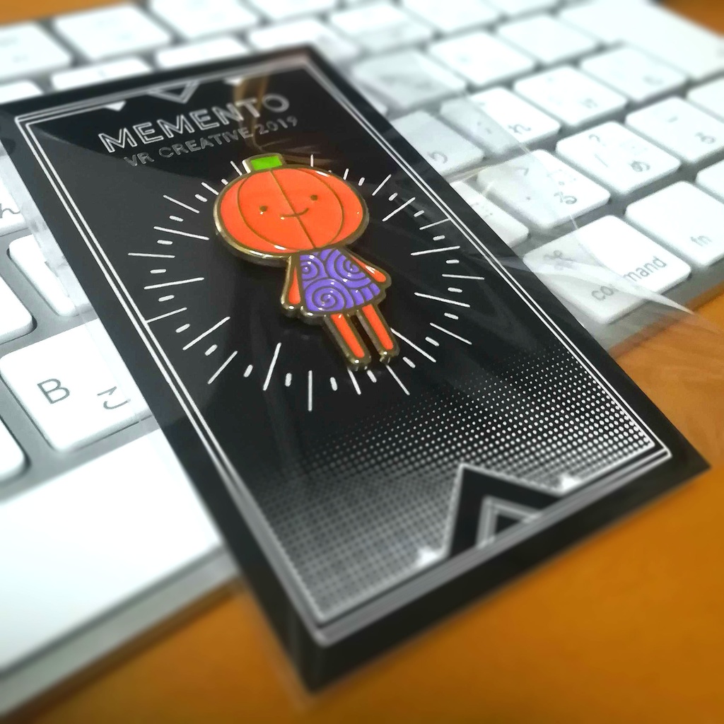 あのかぼちゃピンバッジ(送料込み)