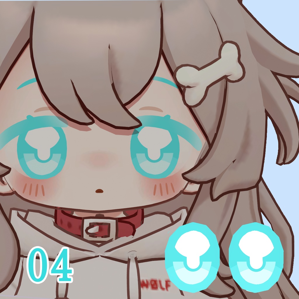 【無料/free】レトロ風アイテクスチャ20色セット