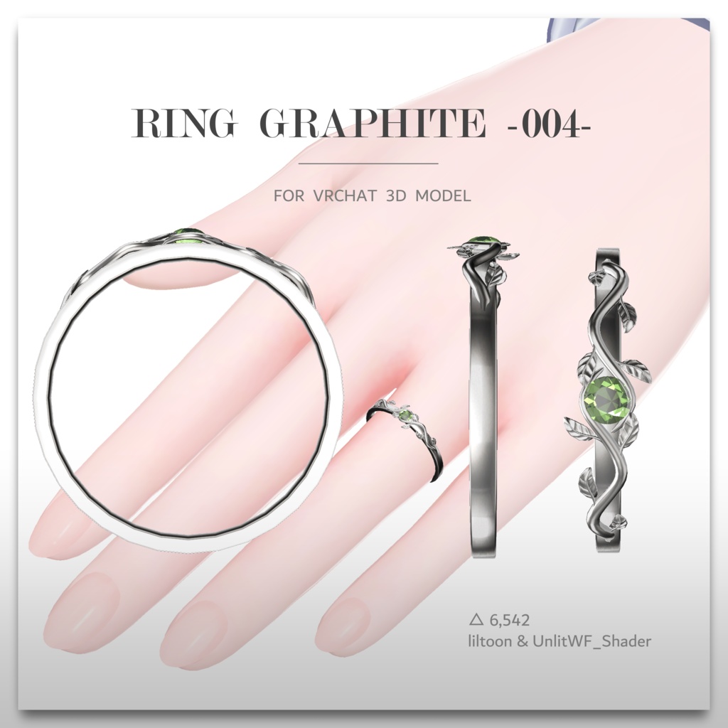 Ring 『graphite -004-』