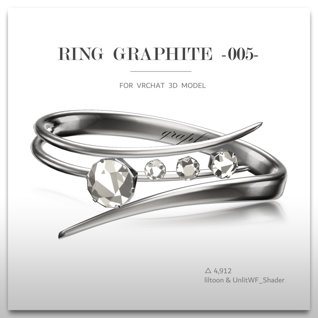 Ring 『graphite -005-』