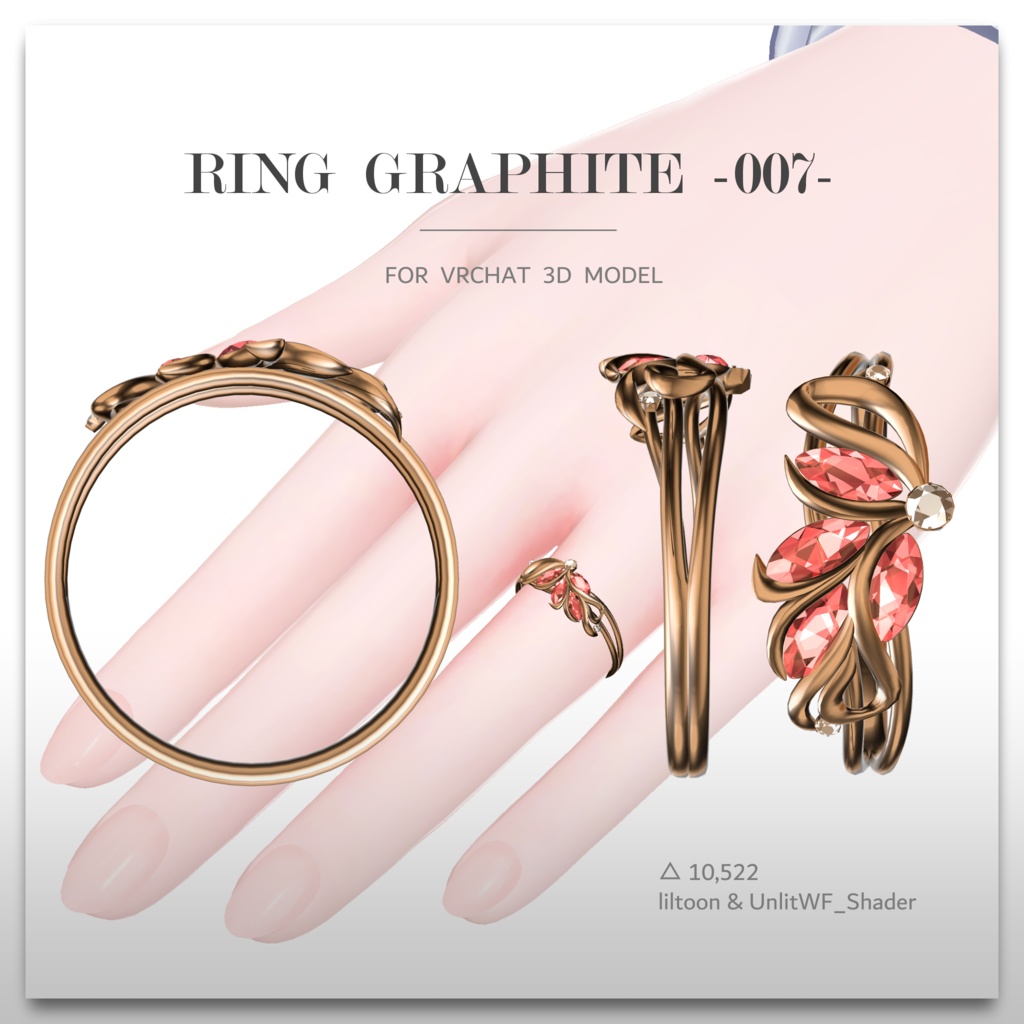 Ring 『graphite -007-』