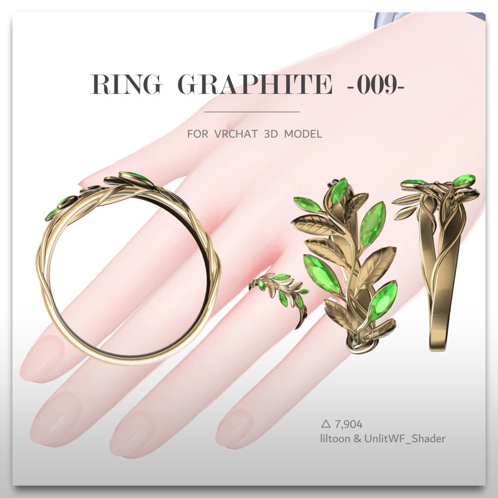Ring 『graphite -009-』