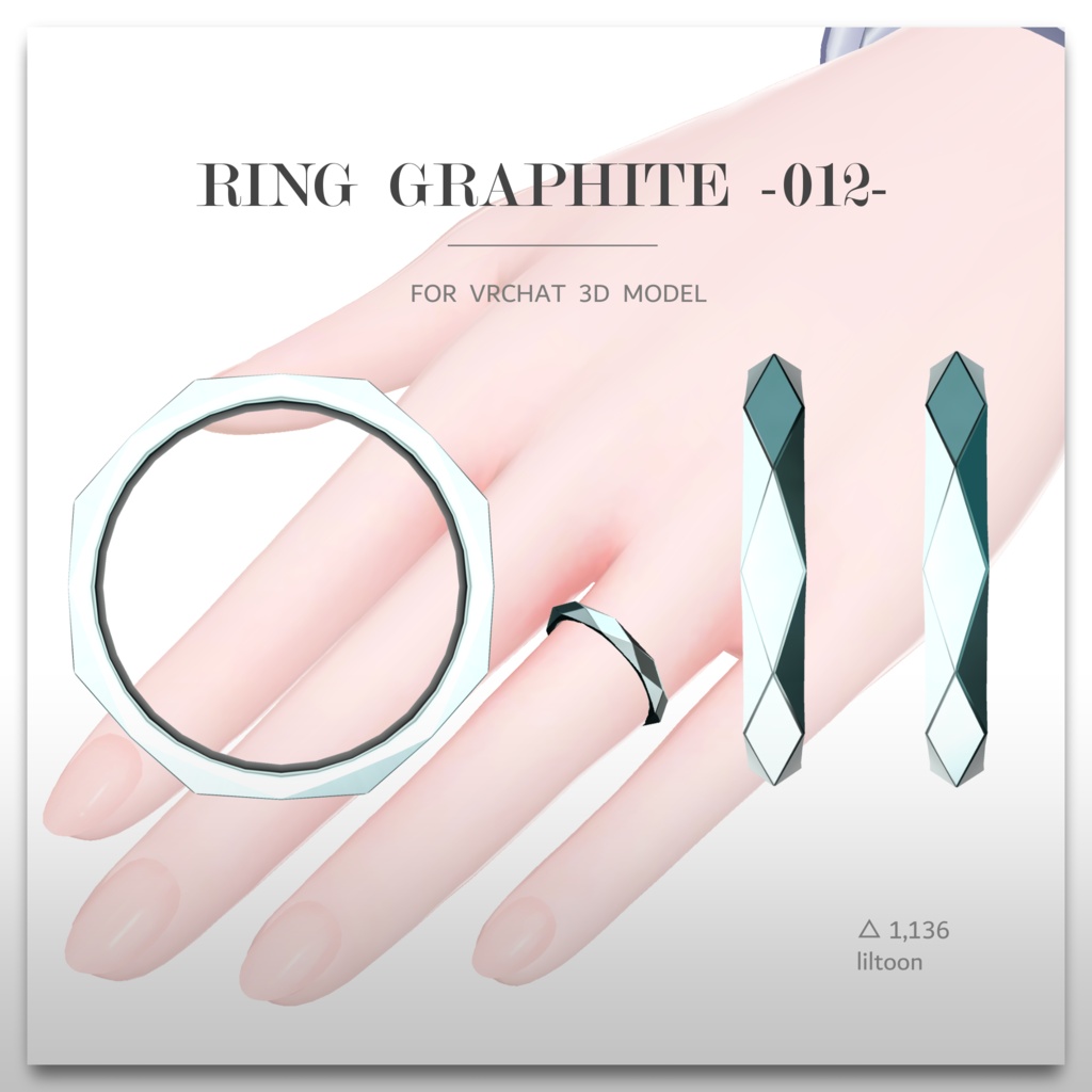 Ring 『graphite -012-』