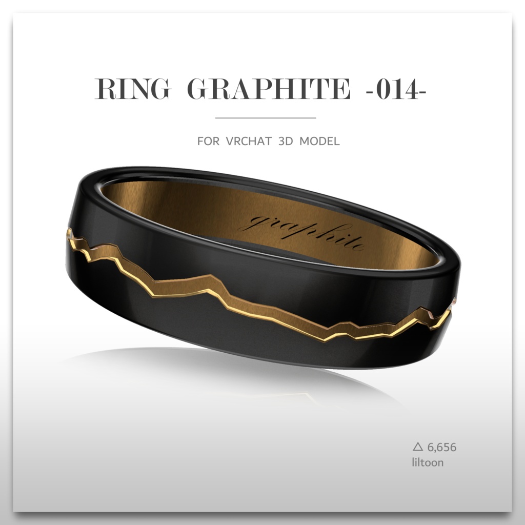 Ring 『graphite -014-』