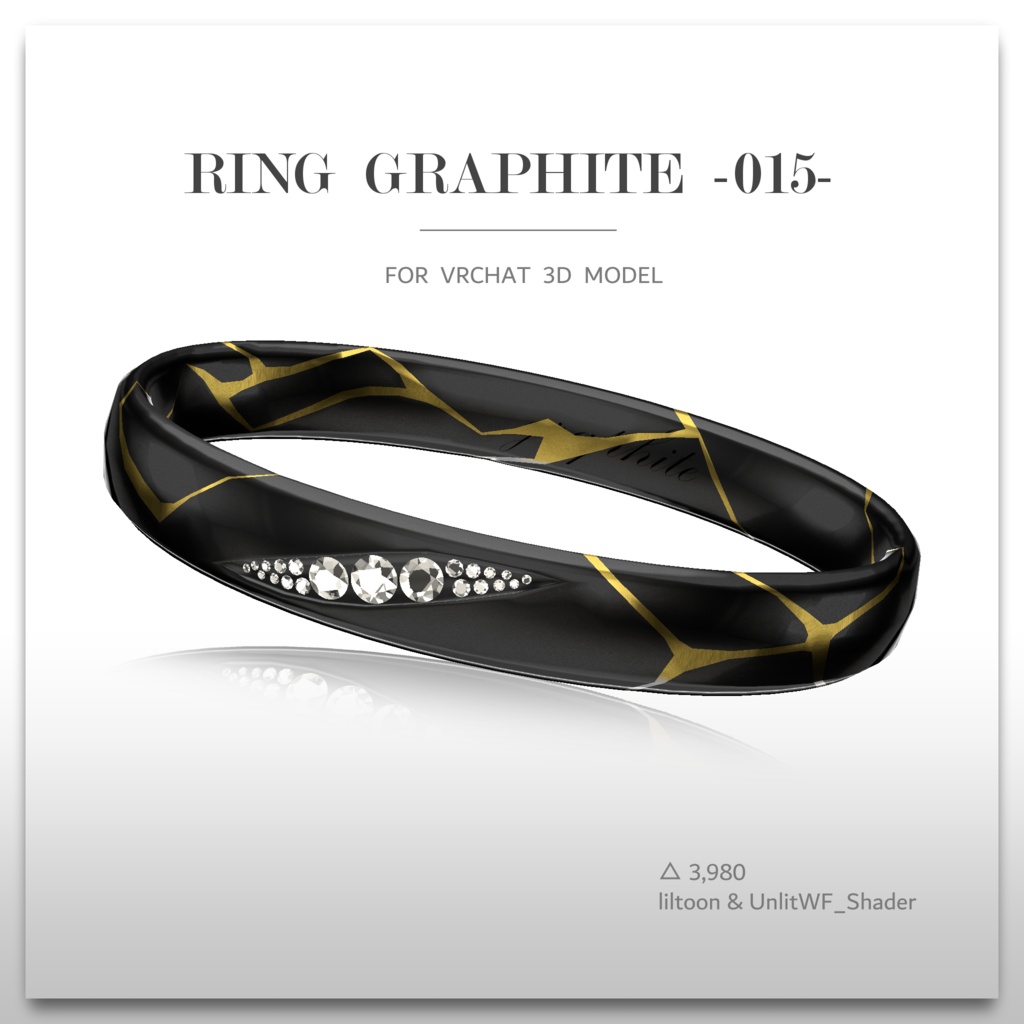 Ring 『graphite -015-』
