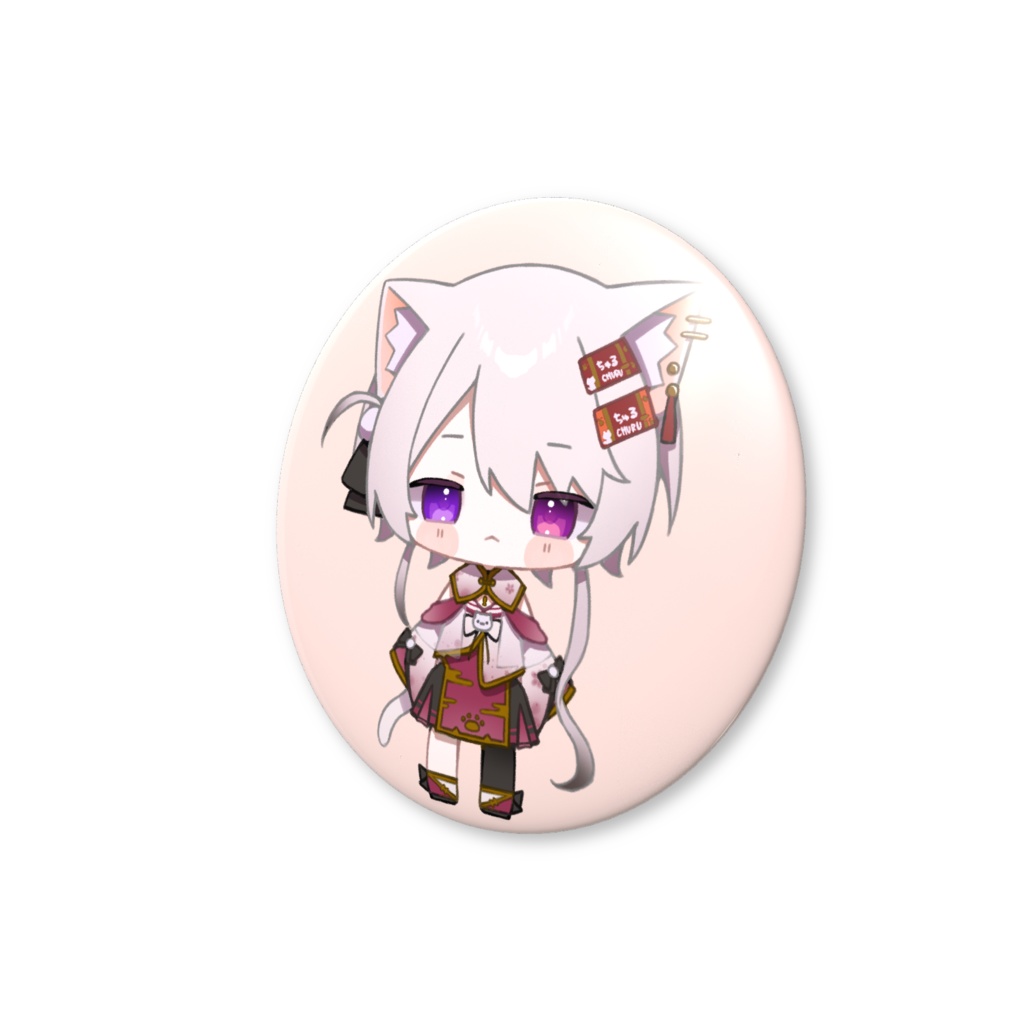 ボスのジャラジャラ缶バッジ