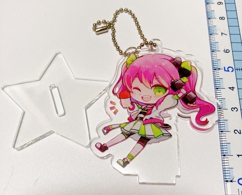 【在庫限り】SD台座付きアクリルキーホルダー