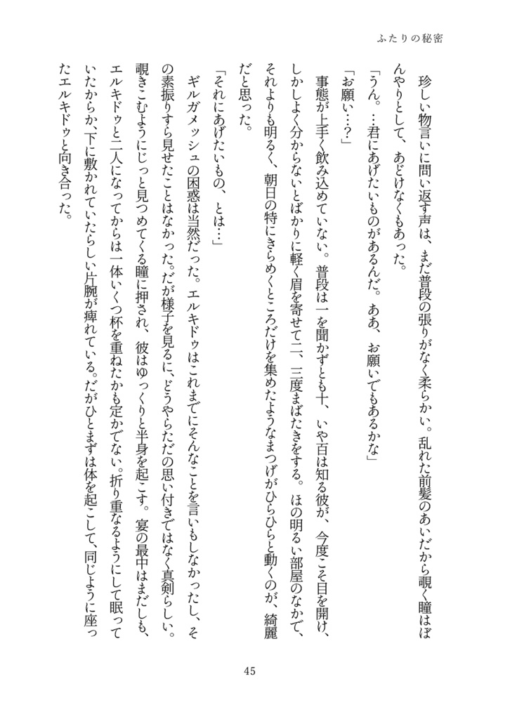 とある国の限りある美しい日々【メソポタコンビ生前】