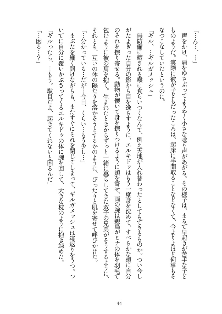 とある国の限りある美しい日々【メソポタコンビ生前】