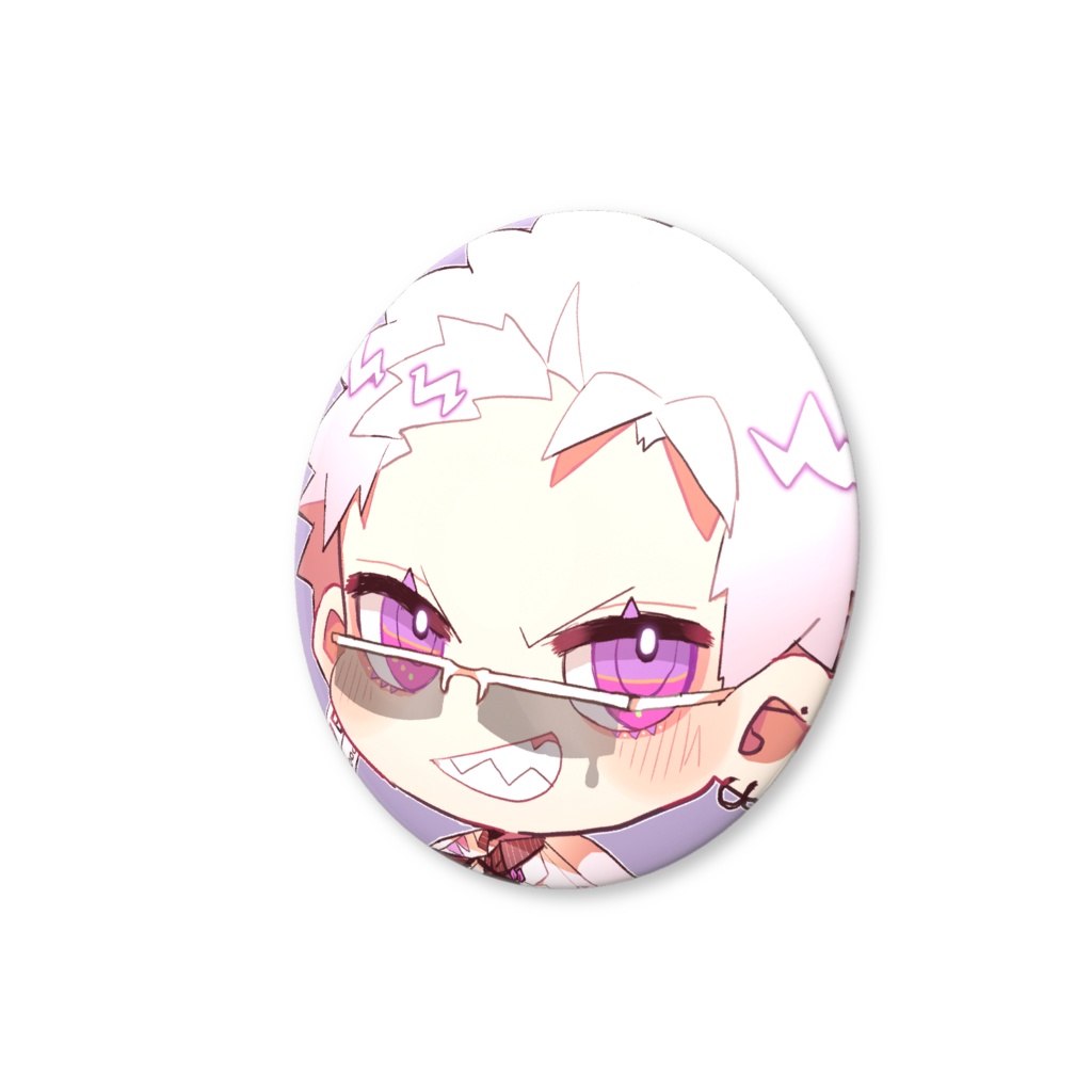 藤園イル(スーツ)顔面ドアップ缶バッジ