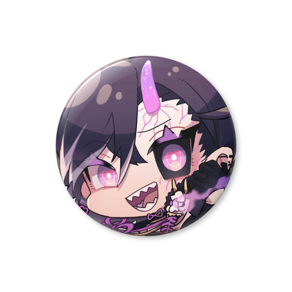 藤園イル(和装)顔面ドアップ缶バッジ