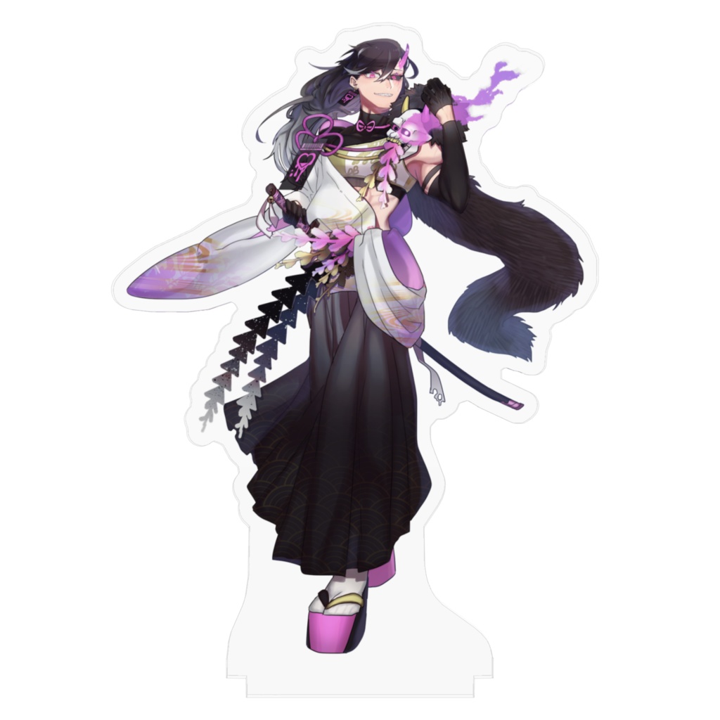 【アクリルフィギア】藤園イル(和装)【100×100(mm)】