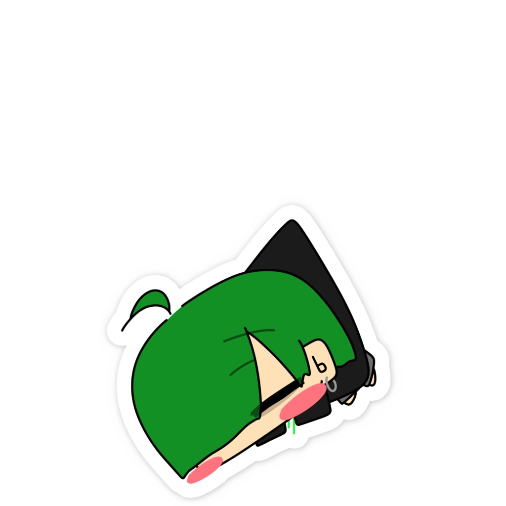 でふぉるめよなステッカー つままれver